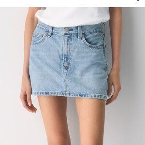 Denim Forum 90s Ricci denim Mini Skirt